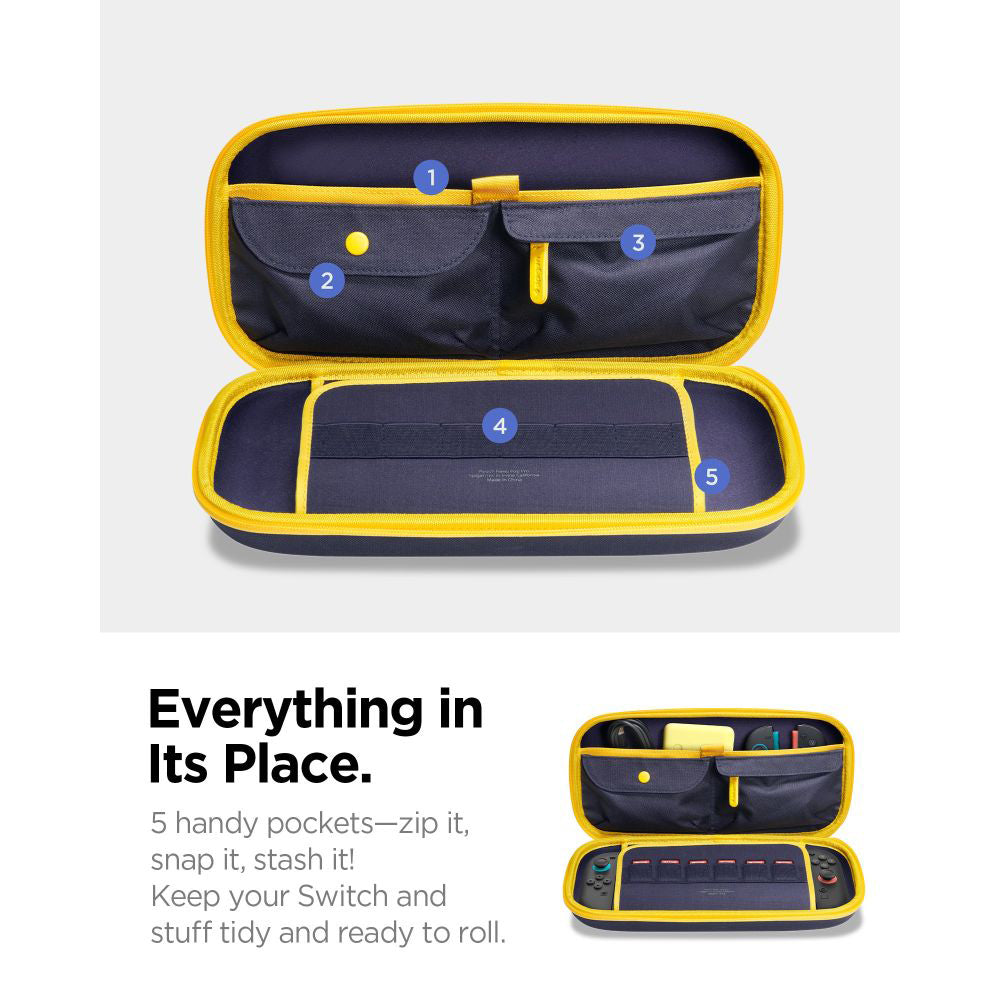 Torba ochronna Spigen Nano Pop Pro dla konsoli Nintendo Switch 2, Granatowa AGP09565