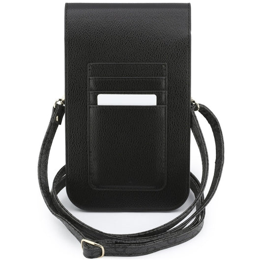 Uniwersalna torba na telefon, Guess, 4G Grained Classic Logo, czarna