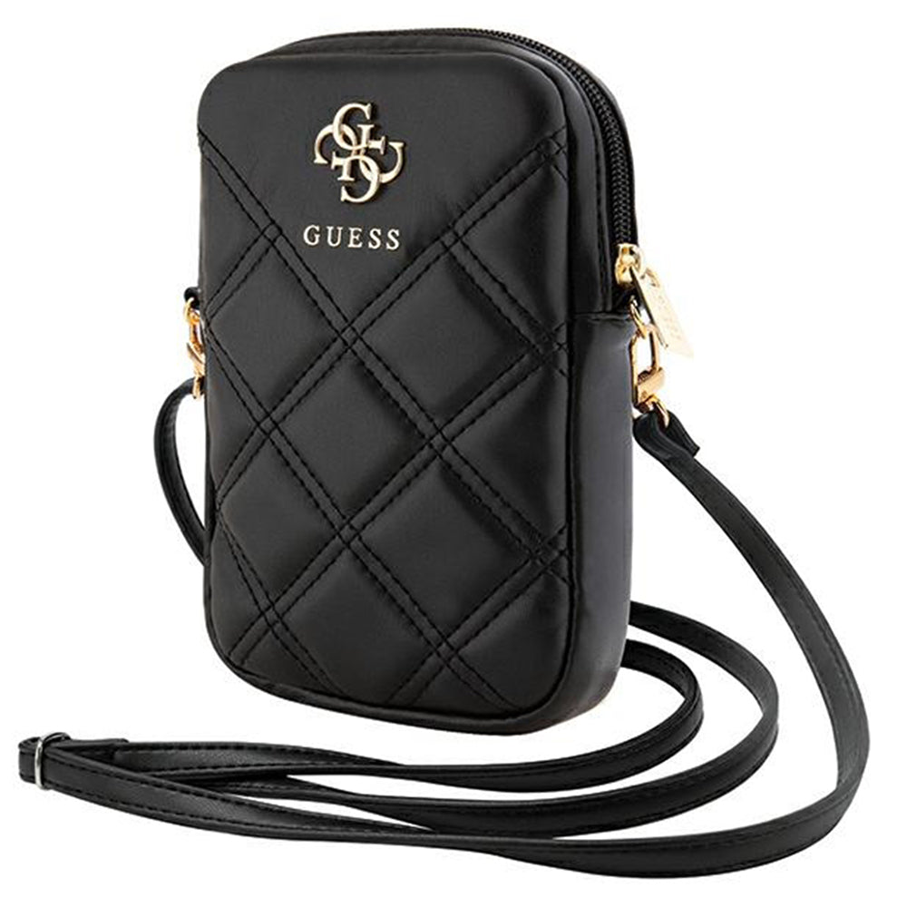 Uniwersalna Torba na Telefon, Guess, Quilted 4G, Czarna