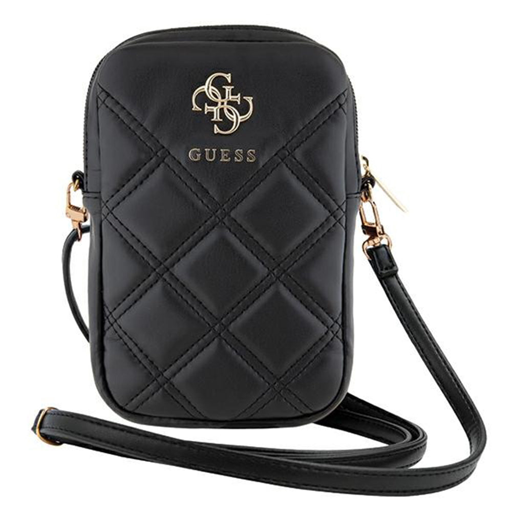 Uniwersalna Torba na Telefon, Guess, Quilted 4G, Czarna