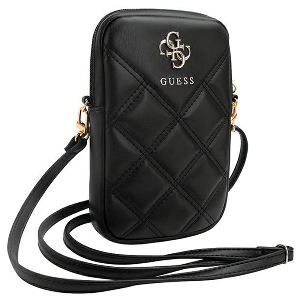 Uniwersalna Torba na Telefon, Guess, Quilted 4G, Czarna
