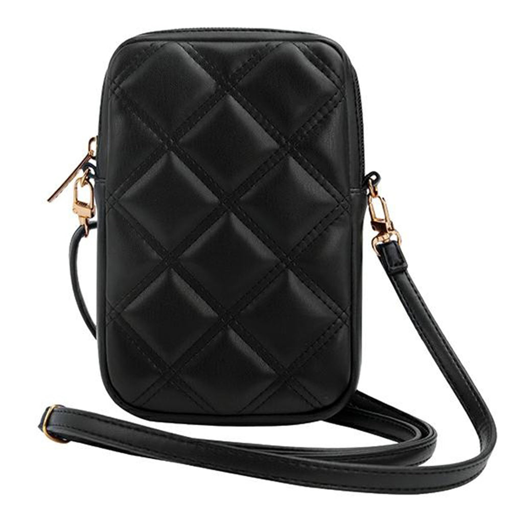 Uniwersalna Torba na Telefon, Guess, Quilted 4G, Czarna