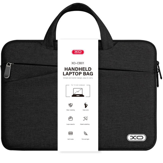 XO Design CB01 Torba na laptopa 14 cali, czarna