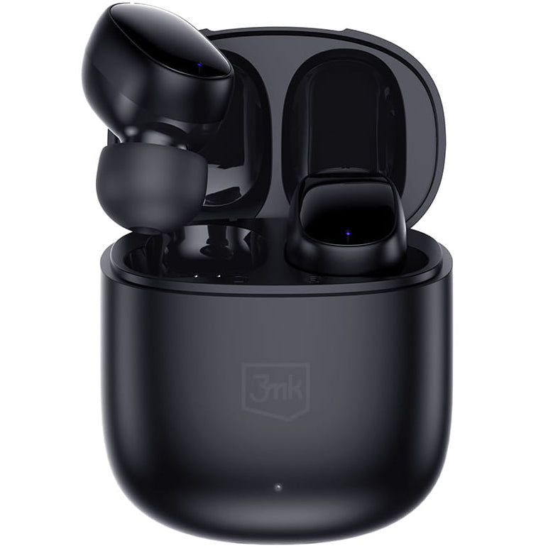 Bezprzewodowe słuchawki Bluetooth 3MK FlowBuds, TWS, Czarne