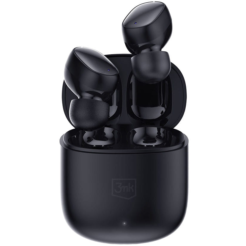Bezprzewodowe słuchawki Bluetooth 3MK FlowBuds, TWS, Czarne