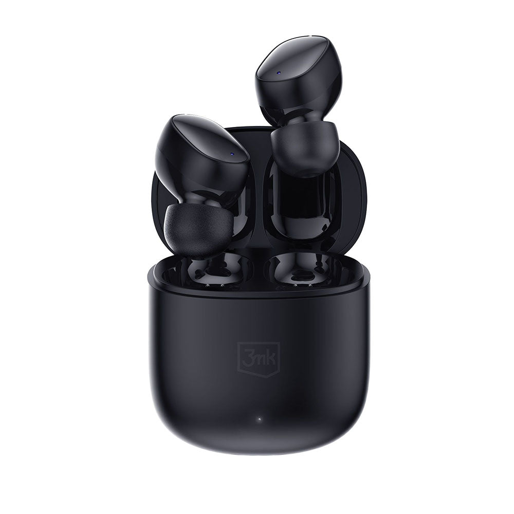 Bezprzewodowe słuchawki Bluetooth 3MK FlowBuds, TWS, Czarne