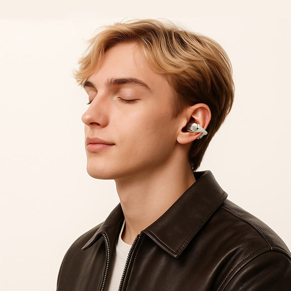 Bezprzewodowy zestaw słuchawkowy Bluetooth Acefast Aceclip Pro, TWS, Złoty
