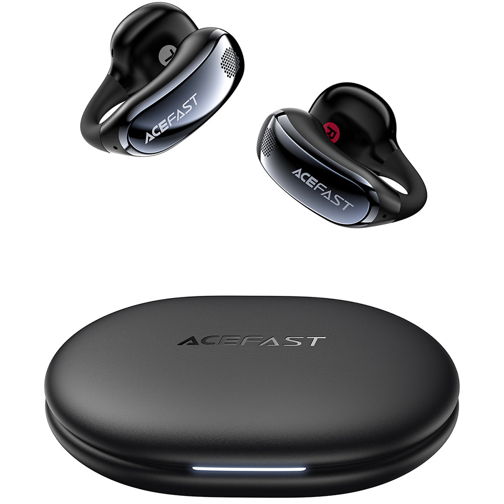 Handsfree Bluetooth Acefast Aceclip Pro, TWS, Czarny