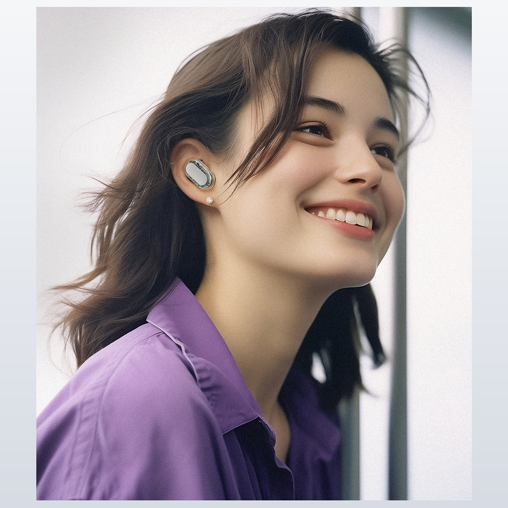 Handsfree Bluetooth Acefast Acefit Neo, TWS, Biały
