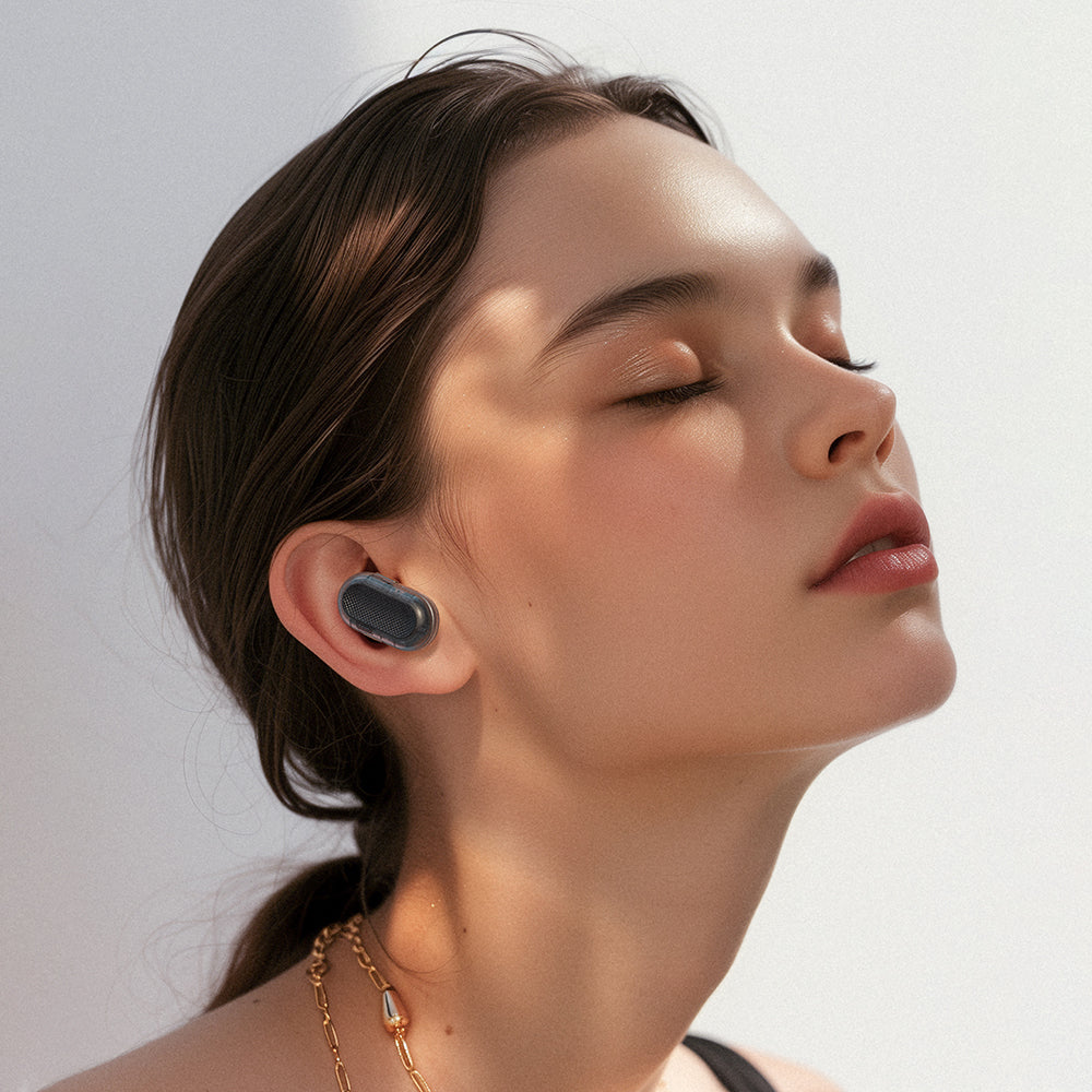 Handsfree Bluetooth Acefast Acefit Neo, TWS, Czarny