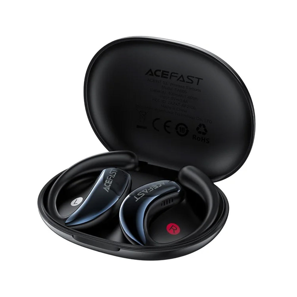 Handsfree Bluetooth Acefast Acefit SE, TWS, Czarny