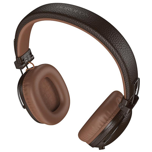 Zestaw słuchawkowy Bluetooth Acefast BO34 Suenos, A2DP, Brązowy