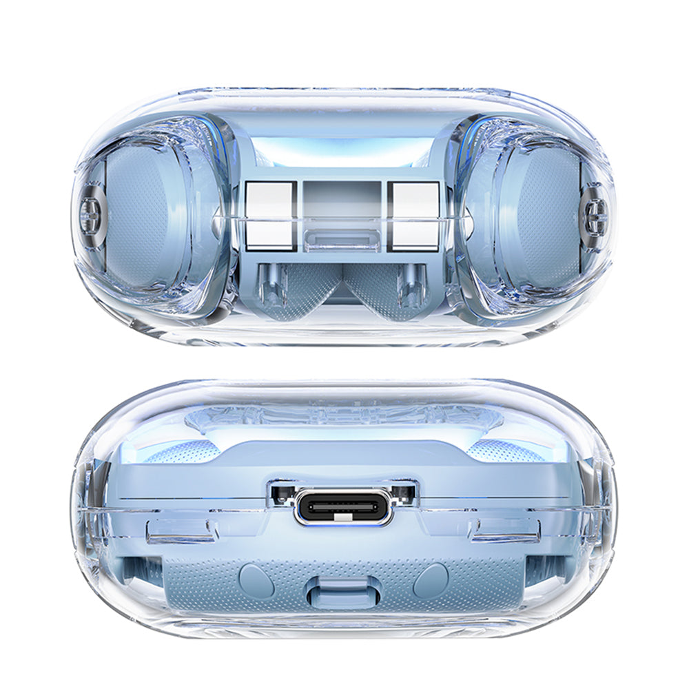 Handsfree Bluetooth Acefast T8, TWS, Niebieski