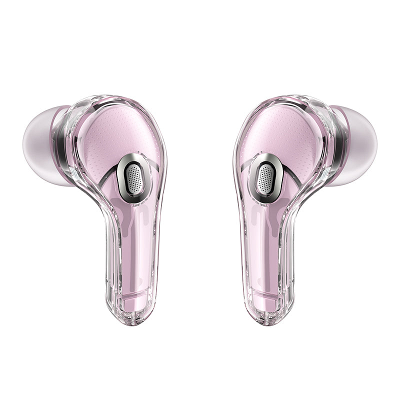 Handsfree Bluetooth Acefast T8, TWS, Różowy