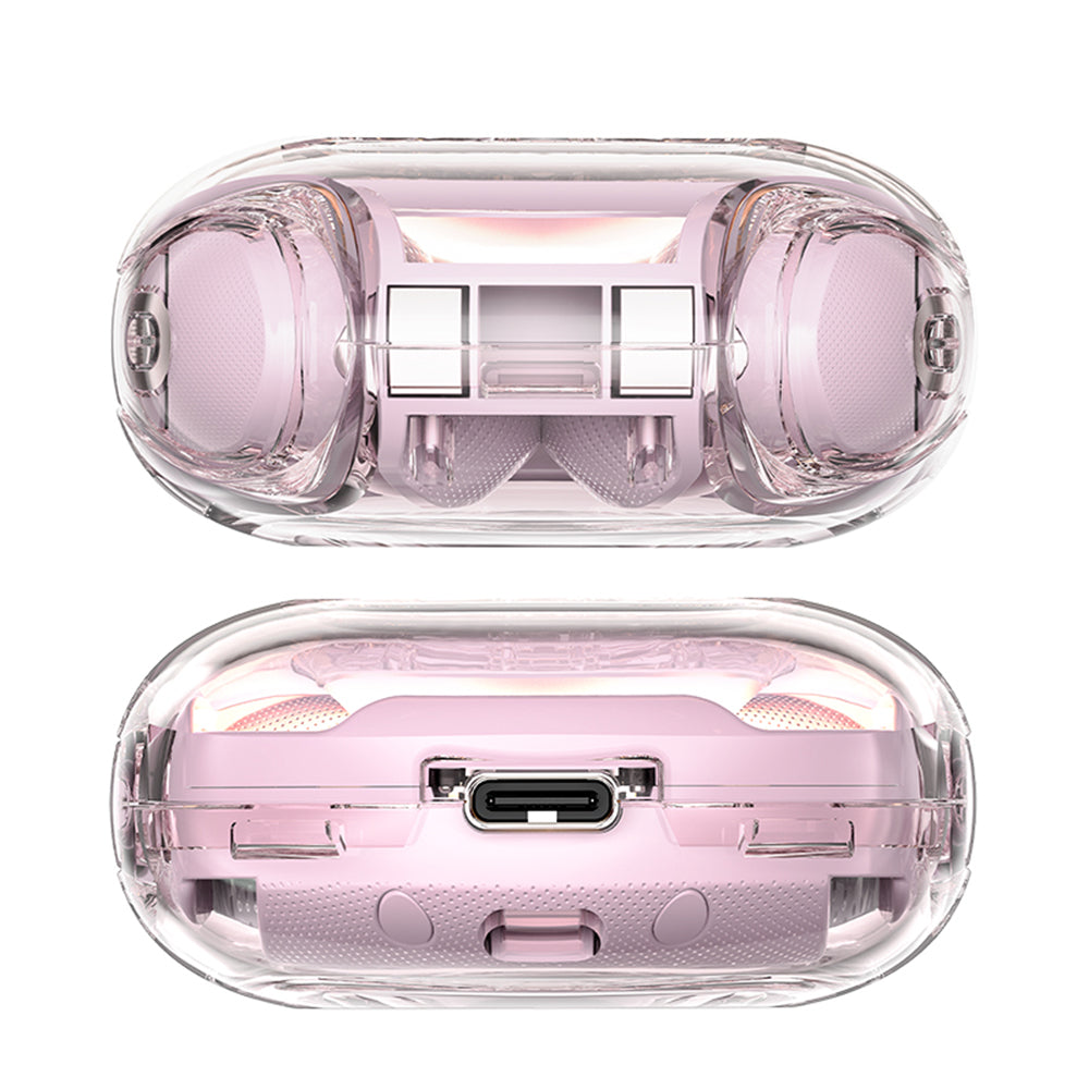 Handsfree Bluetooth Acefast T8, TWS, Różowy