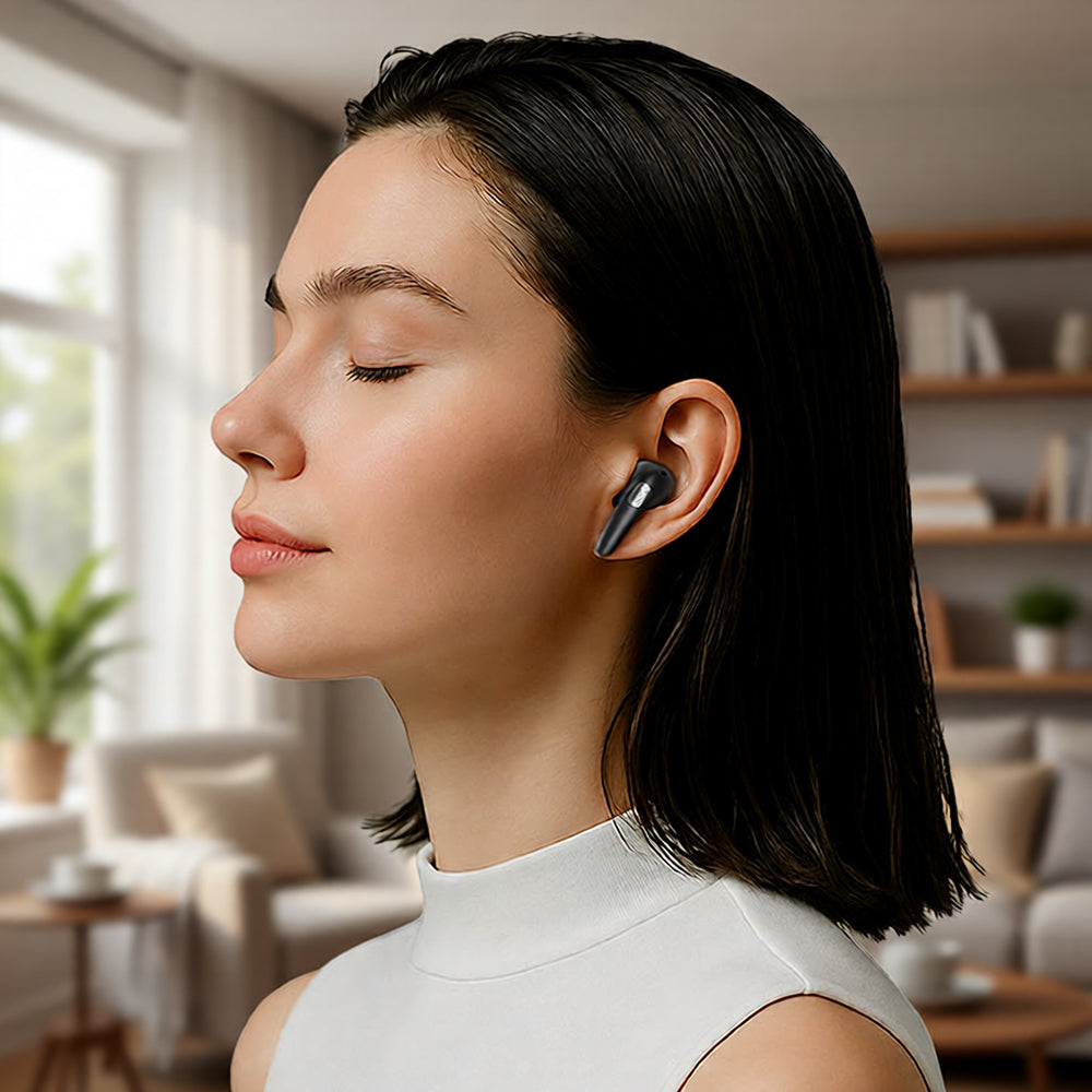 Słuchawki Bluetooth Acefast W3, TWS, ANC, Czarne