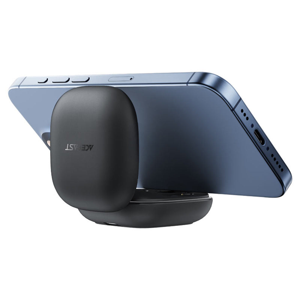 Handsfree Bluetooth Acefast W4, TWS, Beżowy