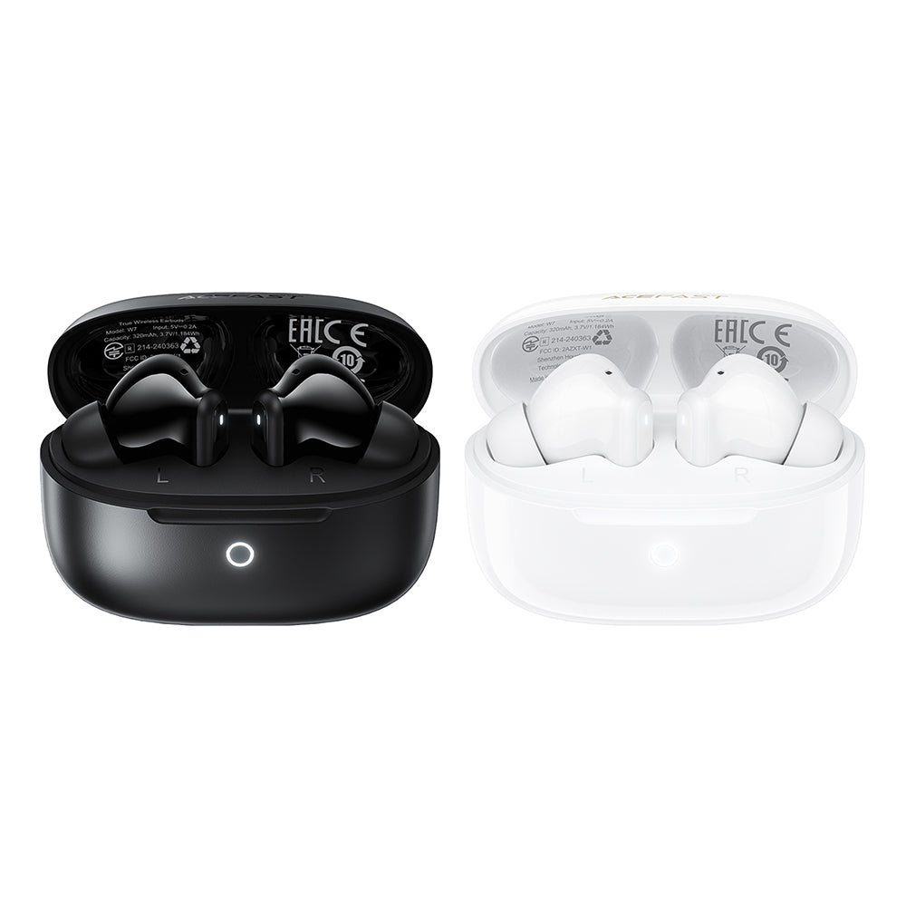 Handsfree Bluetooth Acefast W7, TWS, Czarny