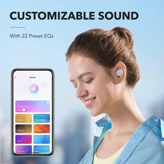 Handsfree Bluetooth Anker SoundCore A25i, TWS, Biały A3948G21