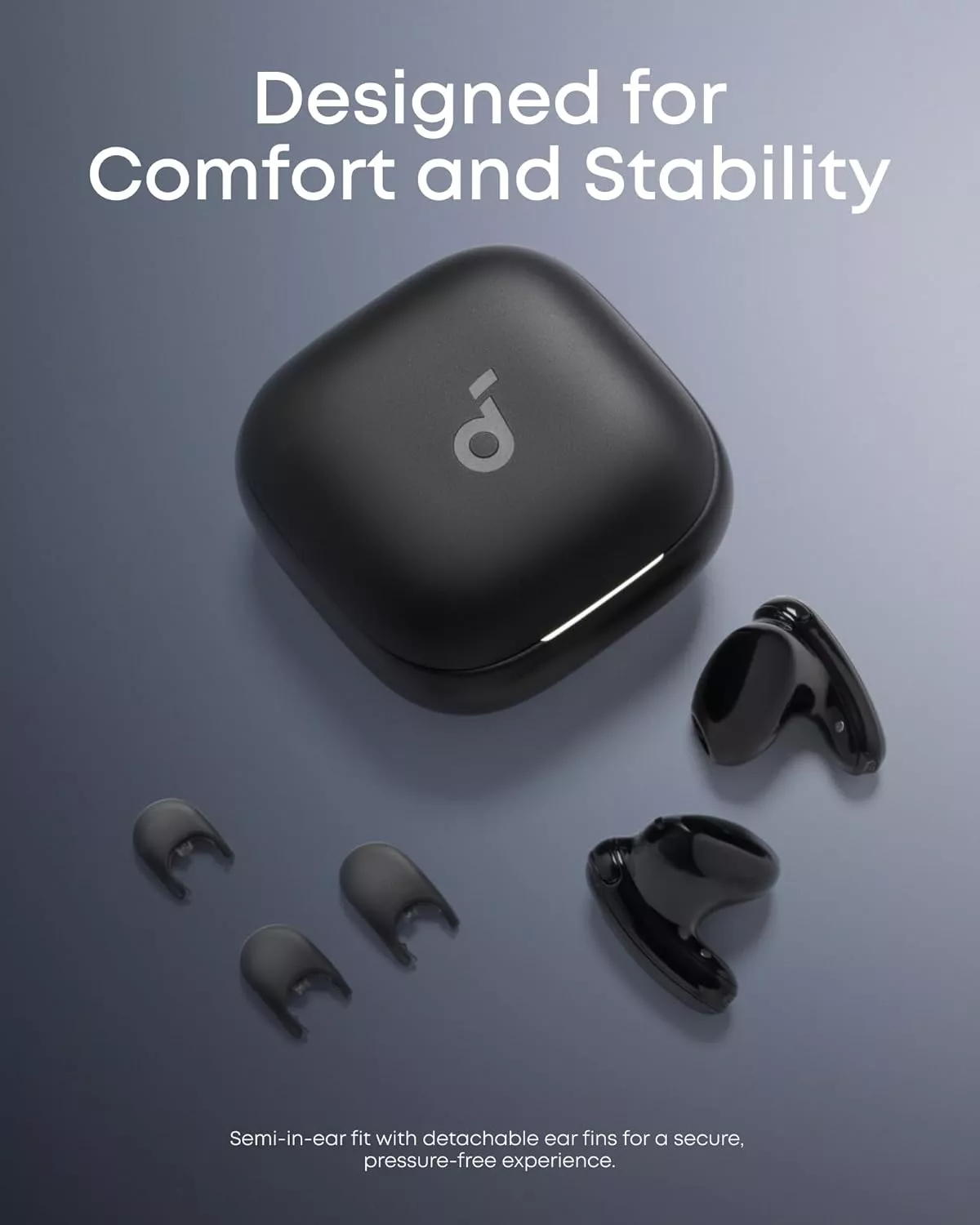 Zestaw słuchawkowy Bluetooth Anker SoundCore Liberty Buds, TWS, ANC, czarny D1200G11