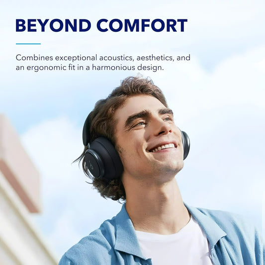 Zestaw głośnomówiący Bluetooth Anker SoundCore Space Q45, wielopunktowy, A2DP, ANC, czarny A3040G11