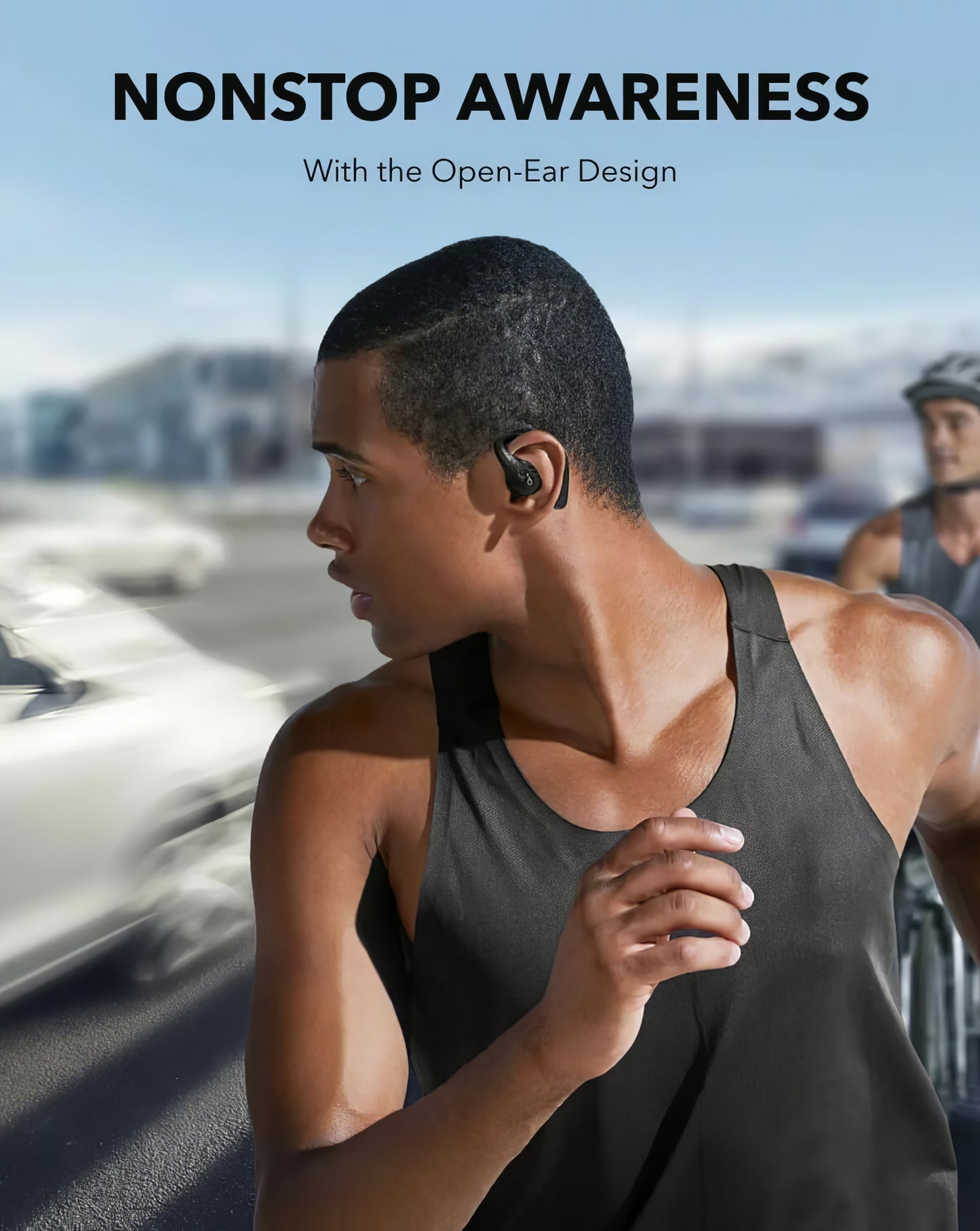 Zestaw głośnomówiący Bluetooth Anker Soundcore AeroFit Pro, TWS, czarny A3871G11