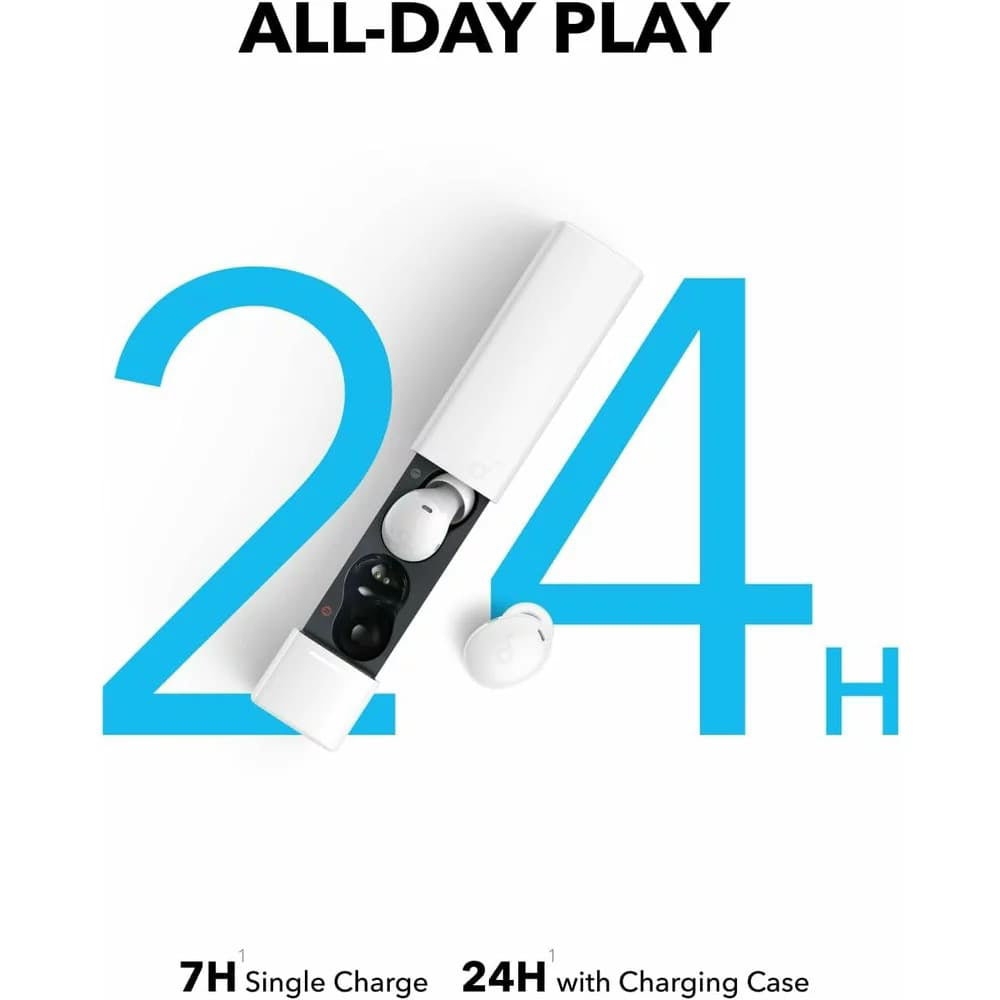 Handsfree Bluetooth Anker SoundCore A30i, TWS, Biały A3958G21