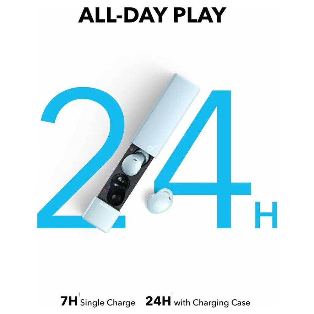 Handsfree Bluetooth Anker SoundCore A30i, TWS, Niebieski A3958G31