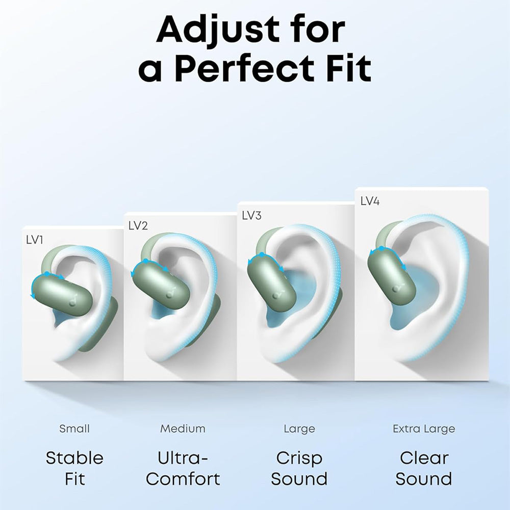 Handsfree Bluetooth Anker SoundCore AeroFit 2, TWS, Zielony A3874G61