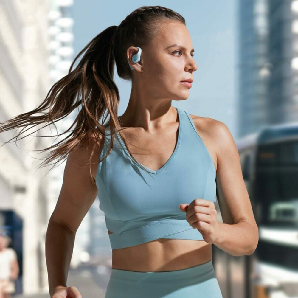 Handsfree Bluetooth Anker SoundCore AeroFit Pro, TWS, Niebieski A3871G61