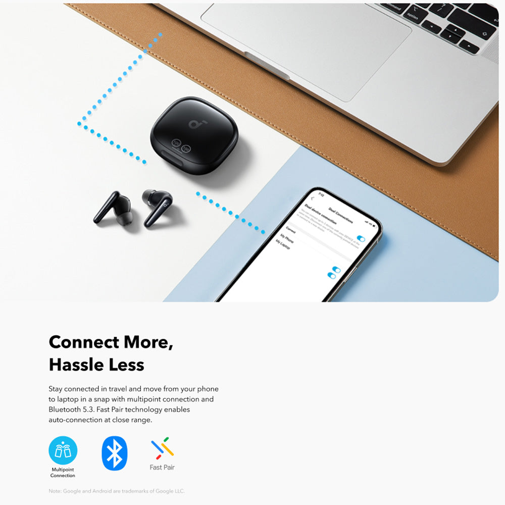 Handsfree Bluetooth Anker SoundCore Liberty 4 Pro NC, TWS, ANC, Czarny A3954GF1