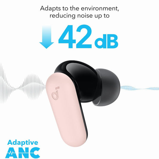 Handsfree Bluetooth Anker SoundCore P30i, TWS, Różowy A3959351