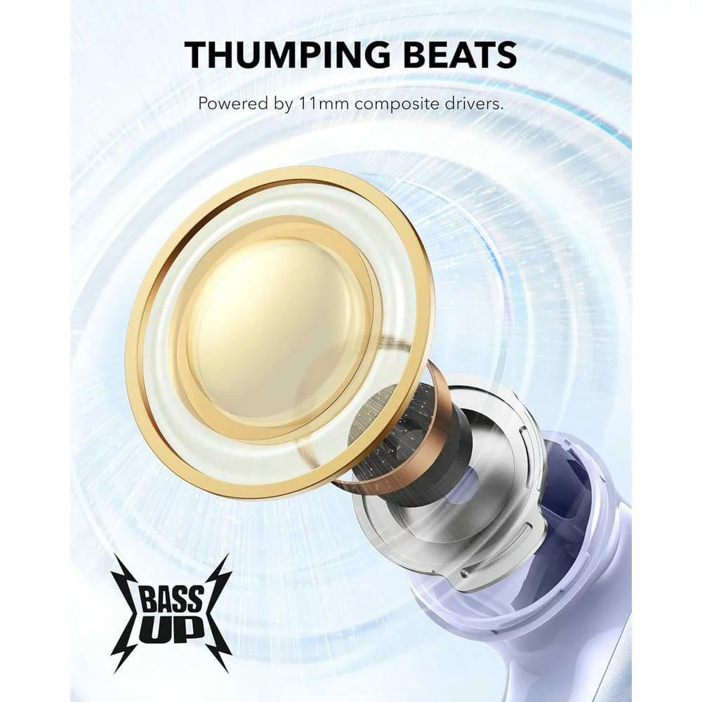 Handsfree Bluetooth Anker SoundCore P40i, TWS, ANC, Fioletowy A3955GQ1