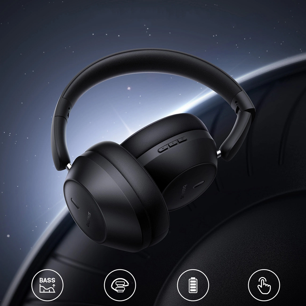 Handsfree Bluetooth Baseus Bass 30 Max, A2DP, Czarny A00070700121-00