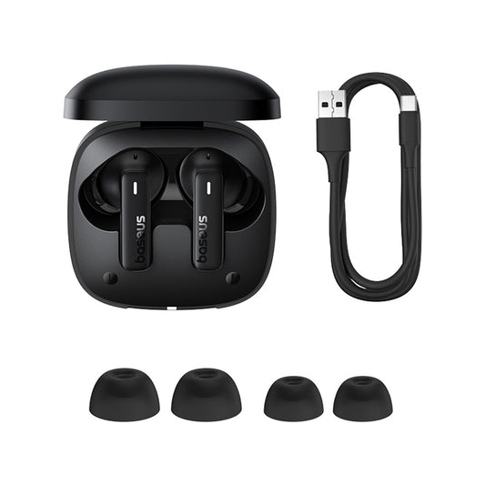 Handsfree Bluetooth Baseus Bowie E19, TWS, Czarny A00069600113-00