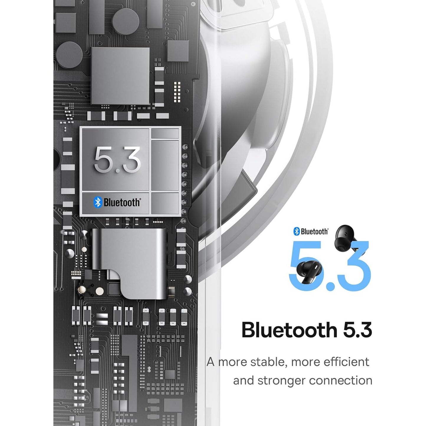 Handsfree Bluetooth Baseus Bowie E20, TWS, Czarny A00069700113-00