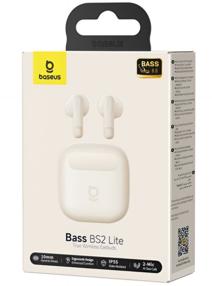 Handsfree Bluetooth Baseus Bowie Bass BS2 Lite, TWS, Różowy A0010A07