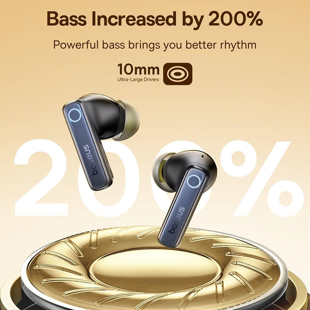 Handsfree Bluetooth Baseus Bowie 35, TWS, Czarny A00073800123-00