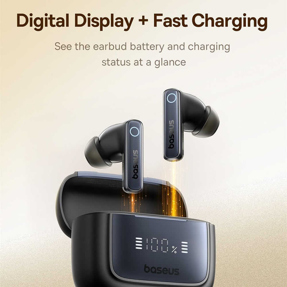 Handsfree Bluetooth Baseus Bowie 35, TWS, Czarny A00073800123-00