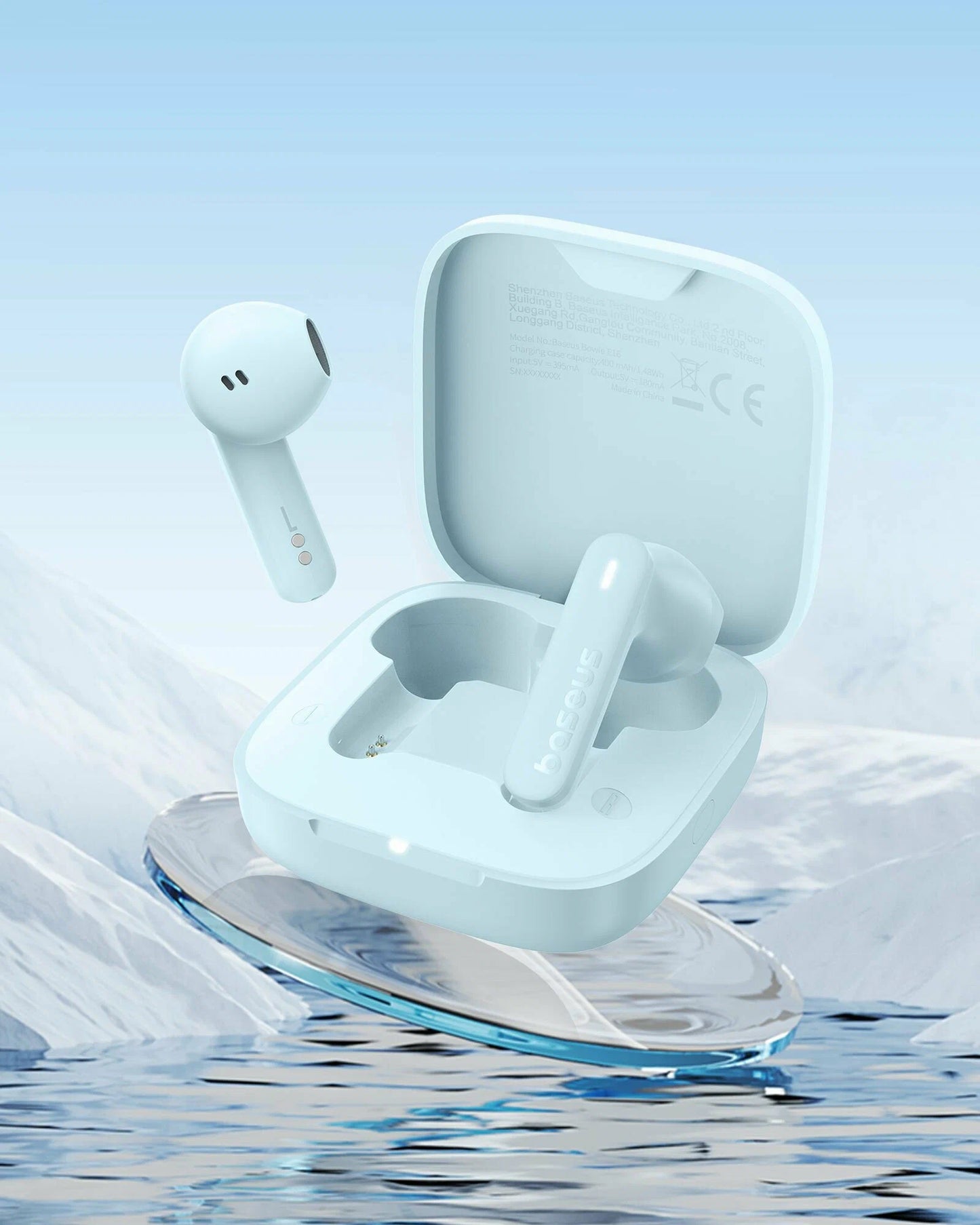 Handsfree Bluetooth Baseus Bowie E16, TWS, Niebieski A00061900313-01