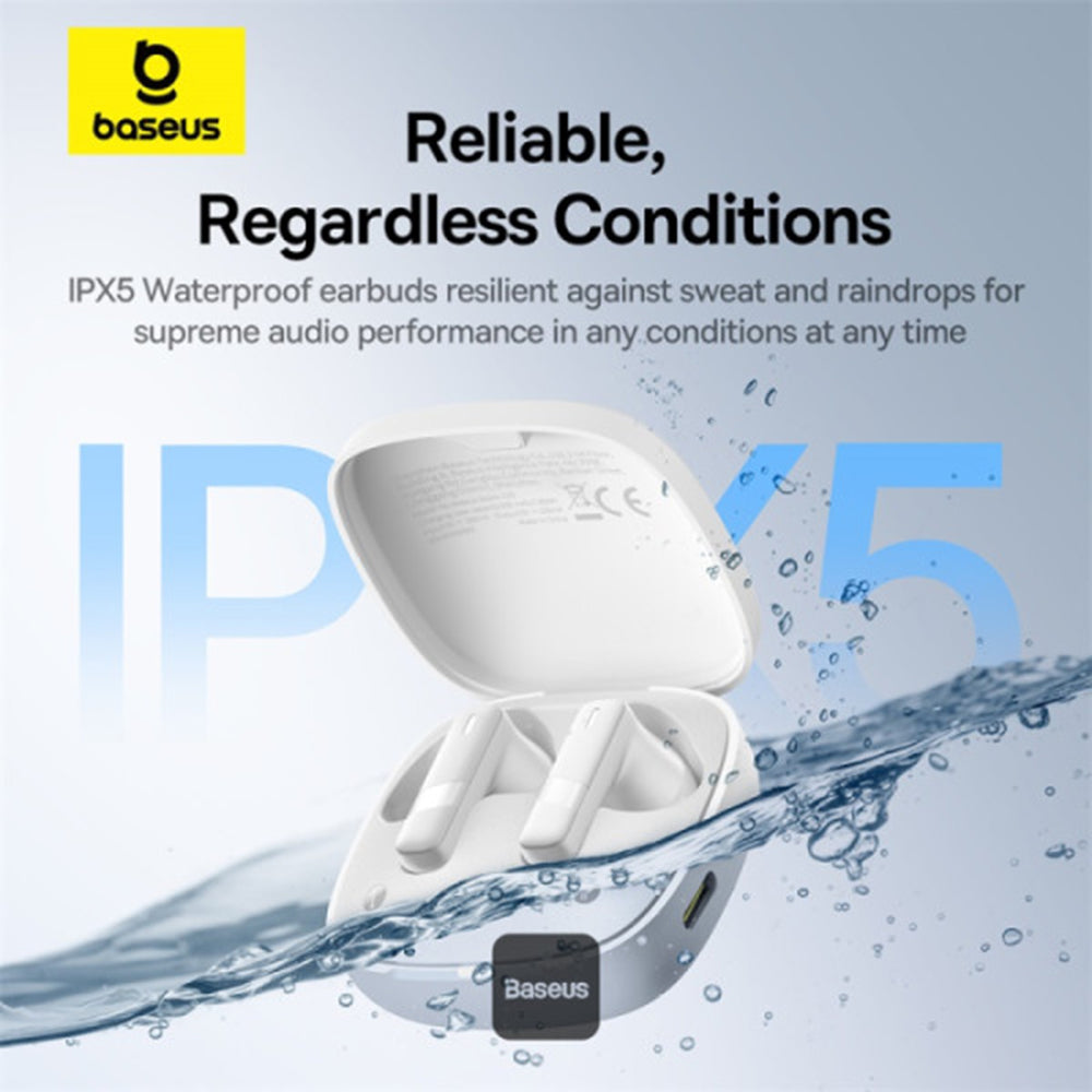 Handsfree Bluetooth Baseus Bowie E20, TWS, Biały A00069700223-00