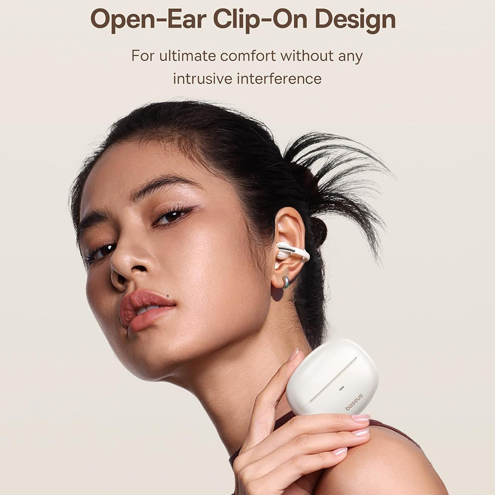 Handsfree Bluetooth Baseus Bowie MC1, TWS, Biały A00083501226-00