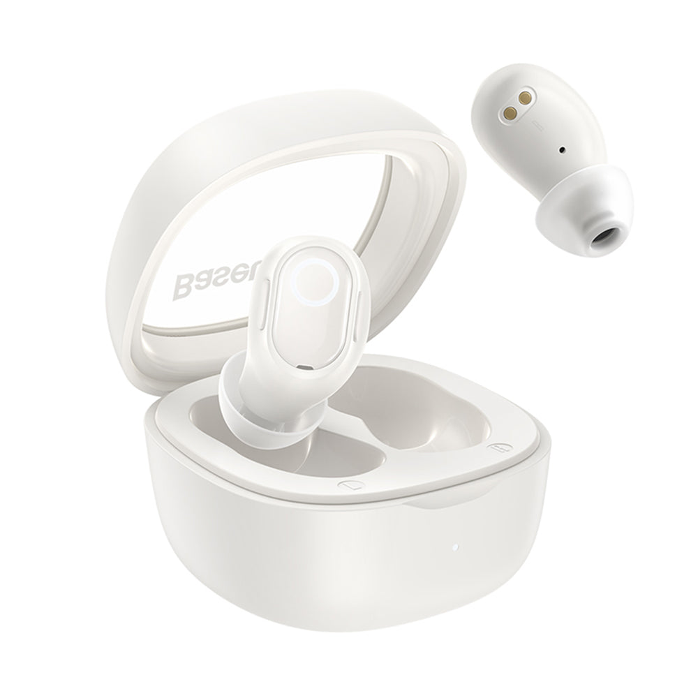 Handsfree Bluetooth Baseus Bowie WM02, TWS, Biały NGTW370202