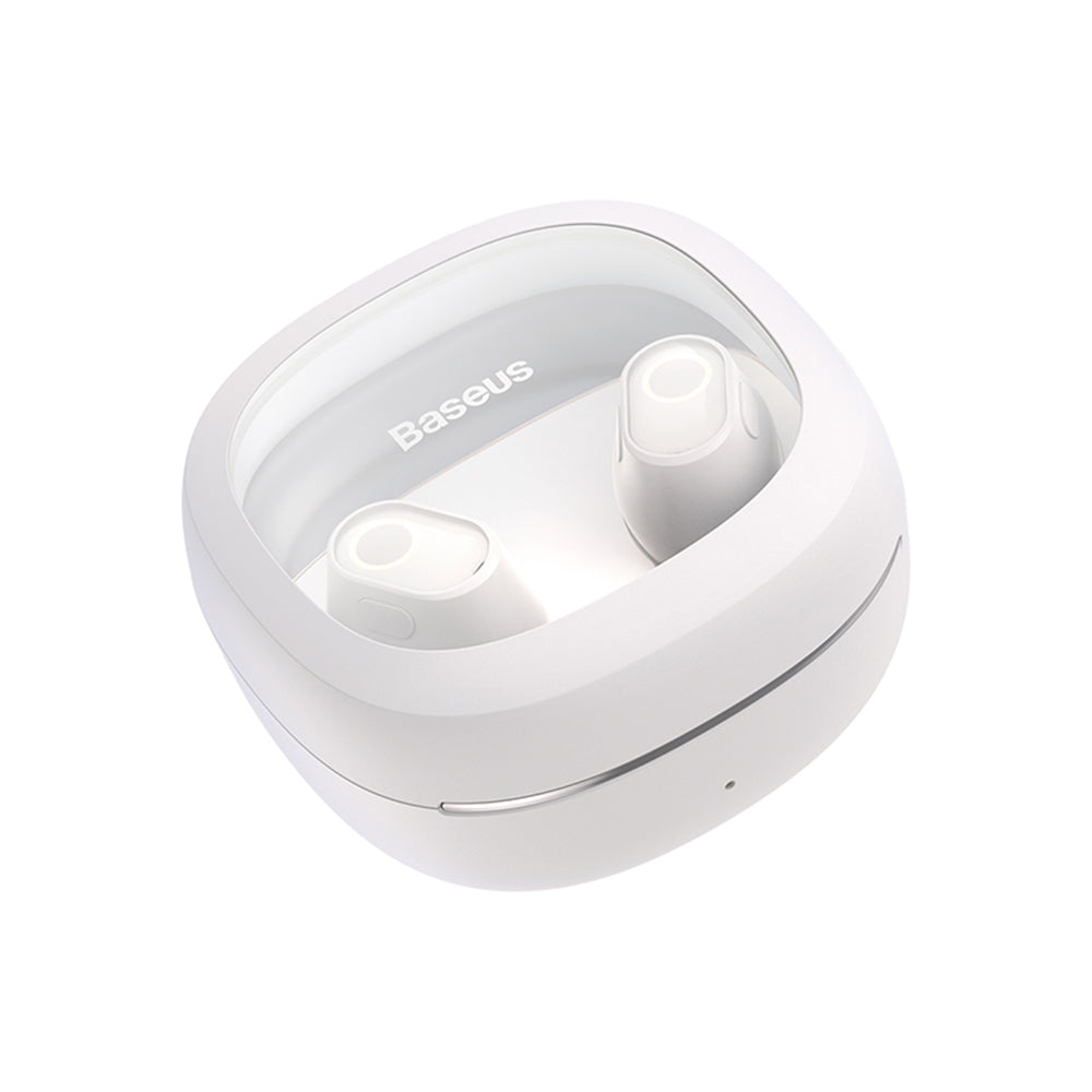Handsfree Bluetooth Baseus WM02+, TWS, Biały NGTW370302