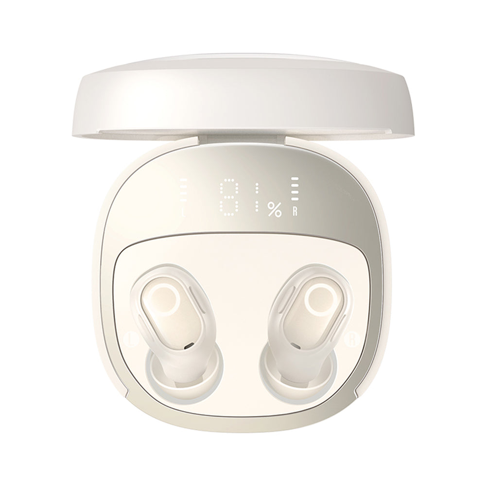 Handsfree Bluetooth Baseus WM02+, TWS, Biały NGTW370302