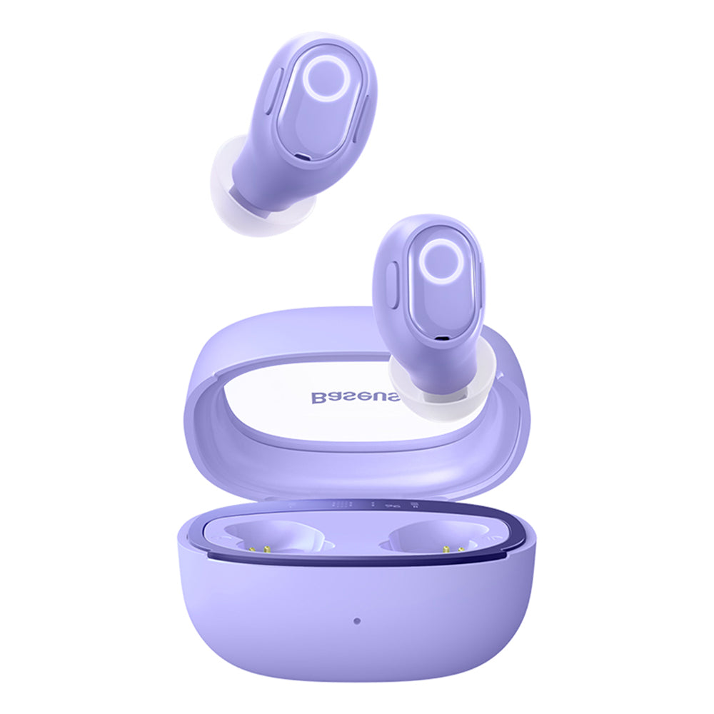 Handsfree Bluetooth Baseus WM02+, TWS, Fioletowy NGTW370305