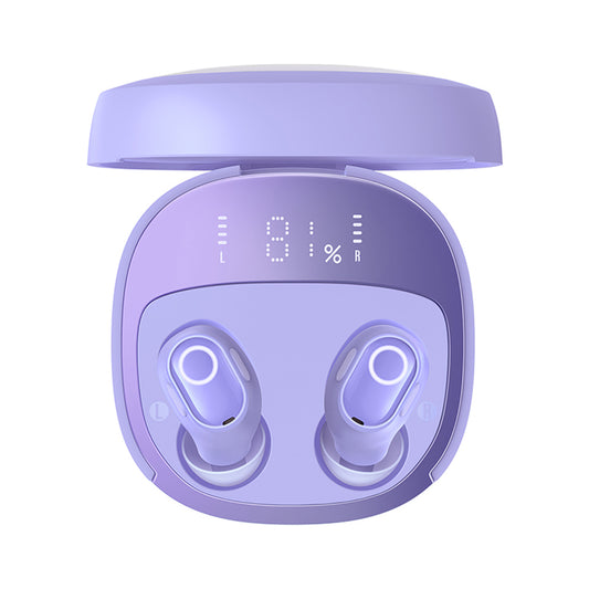 Handsfree Bluetooth Baseus WM02+, TWS, Fioletowy NGTW370305