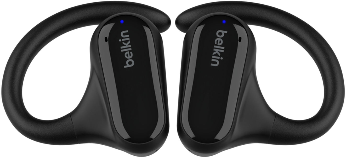 Zestaw słuchawkowy Bluetooth Belkin SoundForm ClearFit, TWS, Multipoint, Czarny AUC013ctBK
