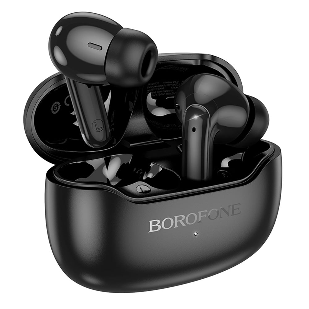 Słuchawki Bluetooth Borofone FQ1 Shine, TWS, Czarne