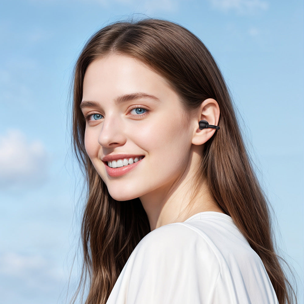 Handsfree Bluetooth Borofone FQ14 Joy, TWS, Black